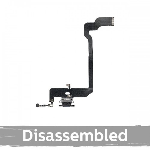 Charging Port Saderīgs ar Apple iPhone Xs Max ar Flex Melns (Used)