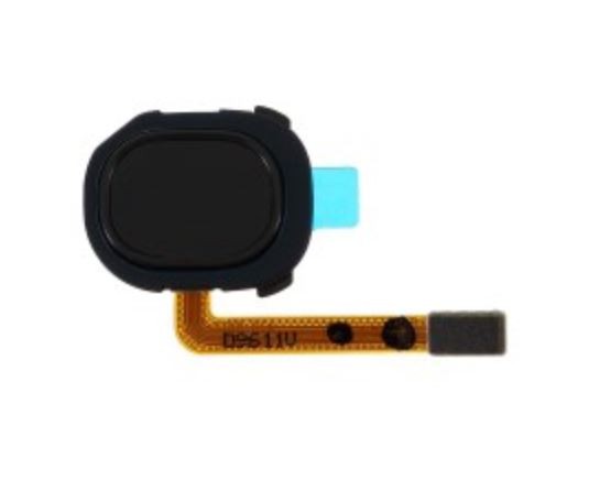 Flex Samsung A205 A20 2019 ar fingerprint melns ORG