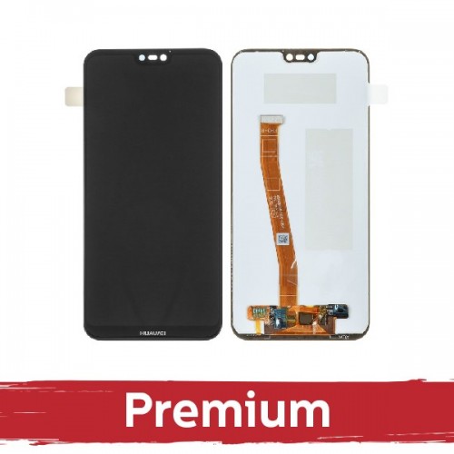 LCD Displejs Saderīgs ar Huawei P20 Lite / Nova 3E Melns OEM