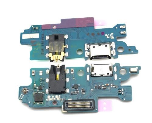 Flex Samsung M205 M20 2019 priekš plugin, microphone, headphone connector HQ