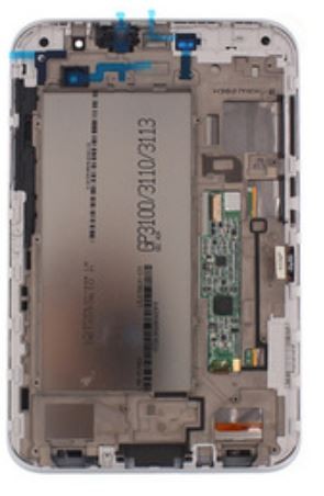 LCD screen Samsung P3100 Tab 2 7.0" ar touch screen melns original (used Grade B)