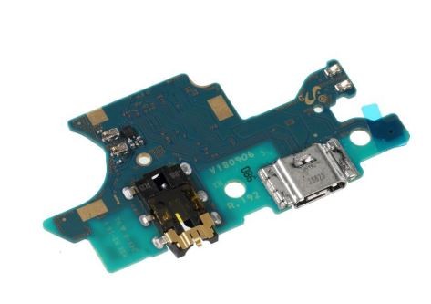 Flex Samsung A750 A7 2018 priekš plugin, microphone, headphone connector original (service pack)