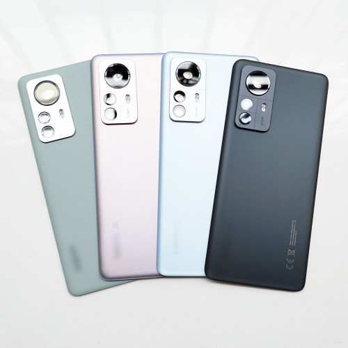 Aizmugurējais vāciņš Saderīgs ar Xiaomi 12 Pro / Pelēks / (ar camera lens) OEM