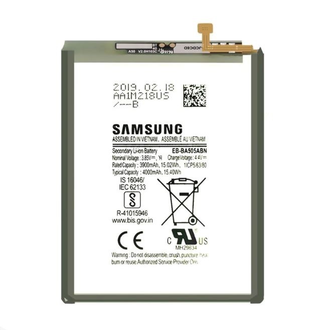 Baterija original Samsung A205/A305/A307/A505/A507 A20/A30/A30s/A50/A50s 4000mAh EB-BA505ABU (service pack)