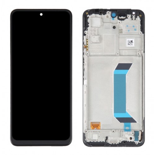 LCD Displejs Saderīgs ar Xiaomi Redmi Note 12 5G / Poco X5 5G Melns ar Frame HQ