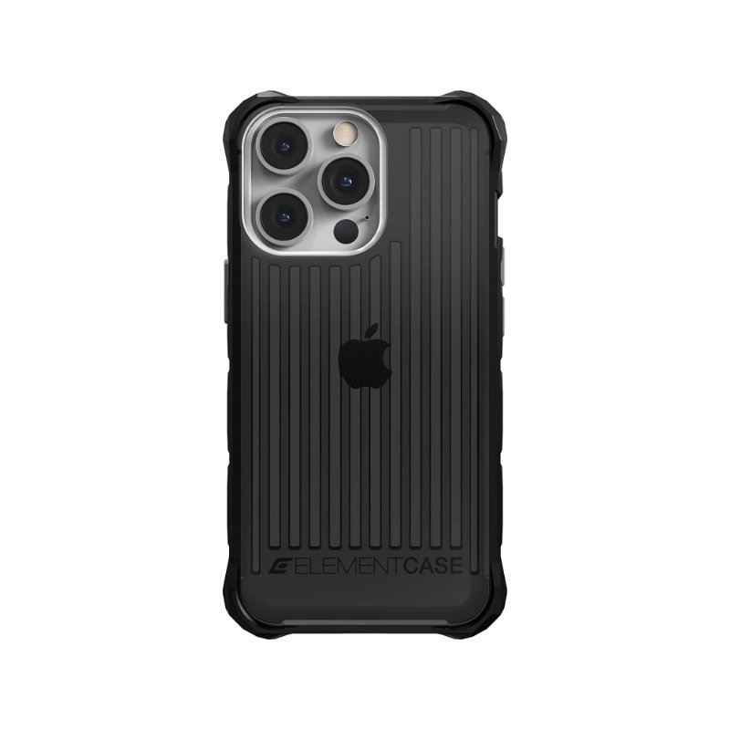 Element maciņš Special Ops - maciņš iPhone 13 Pro Max (Mil-Spec Drop Protection) (Smoke/melns)