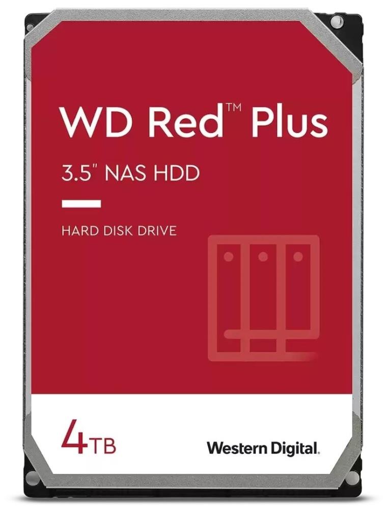 Cietais disks WESTERN DIGITAL Red Plus 4TB SATA 5400 rpm 3.5"