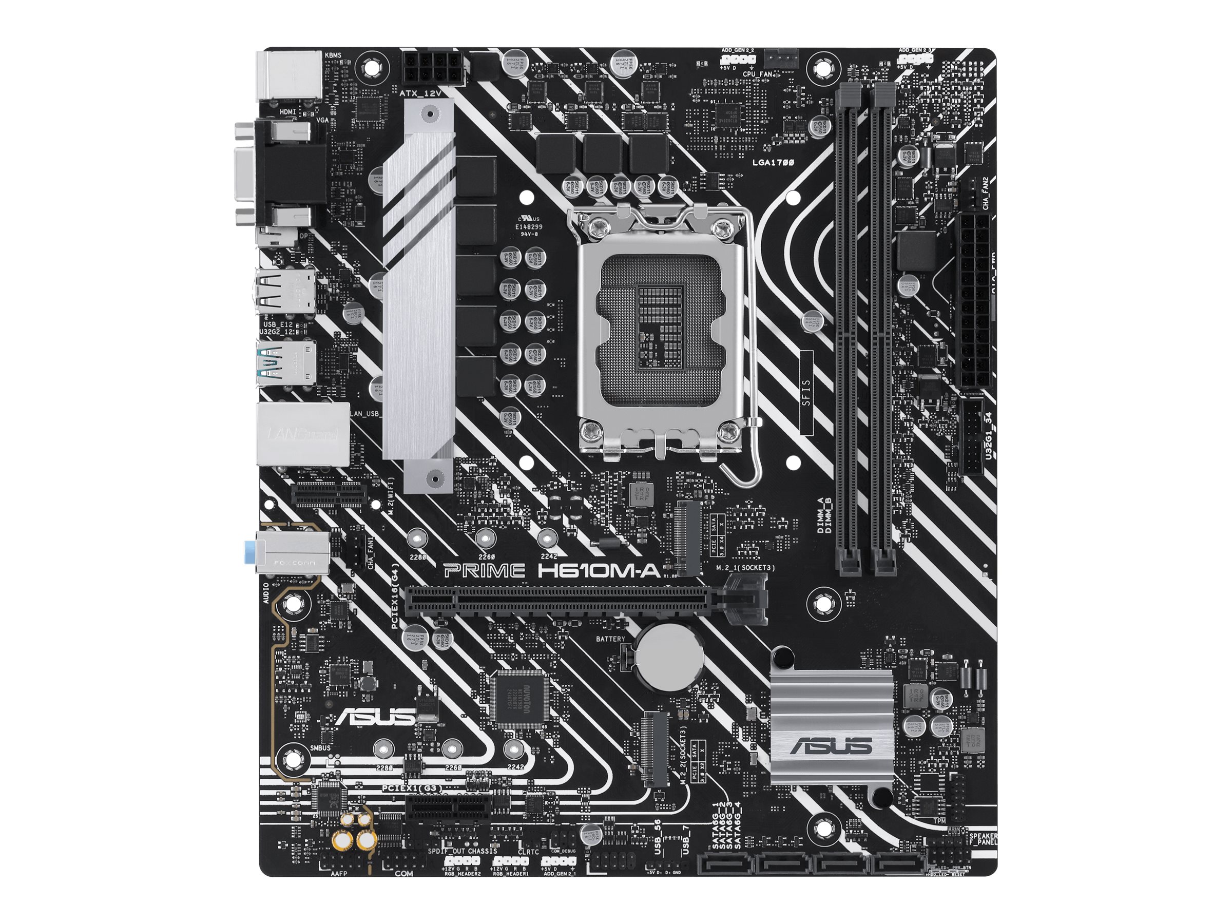 ASUS PRIME H610M-A-CSM LGA1700 2xDDR5 mātesplate