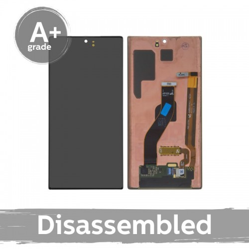 LCD Displejs Saderīgs ar Samsung N970 Note 10 ar Frame / Aura Melns / (10/10 Used)