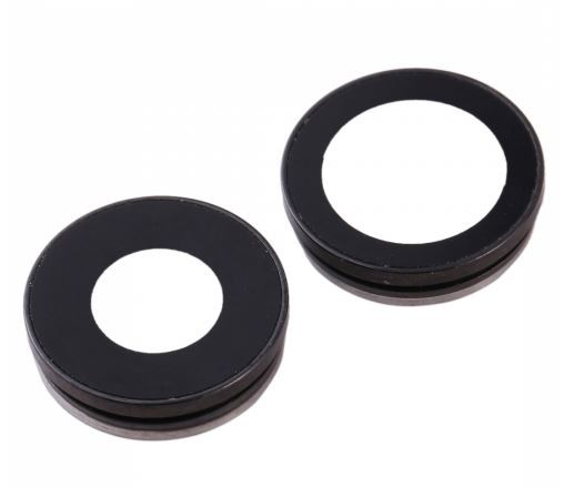 iPhone 11 lens priekš camera ar frame Melns (2pcs) ORG