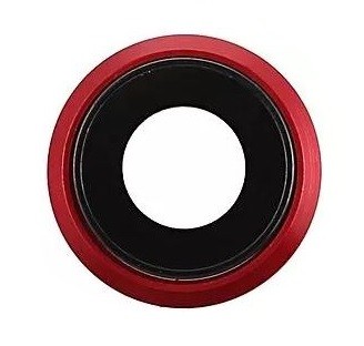 iPhone 8/SE 2020/SE 2022 lens priekš camera ar frame sarkans ORG