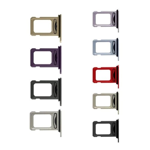 SIM Holder Saderīgs ar Apple iPhone 14 / 14 Plus SIM card tray / Starlight /