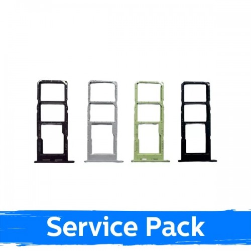 Samsung A146 A14 SIM Card Tray / Melns / (Service Pack)