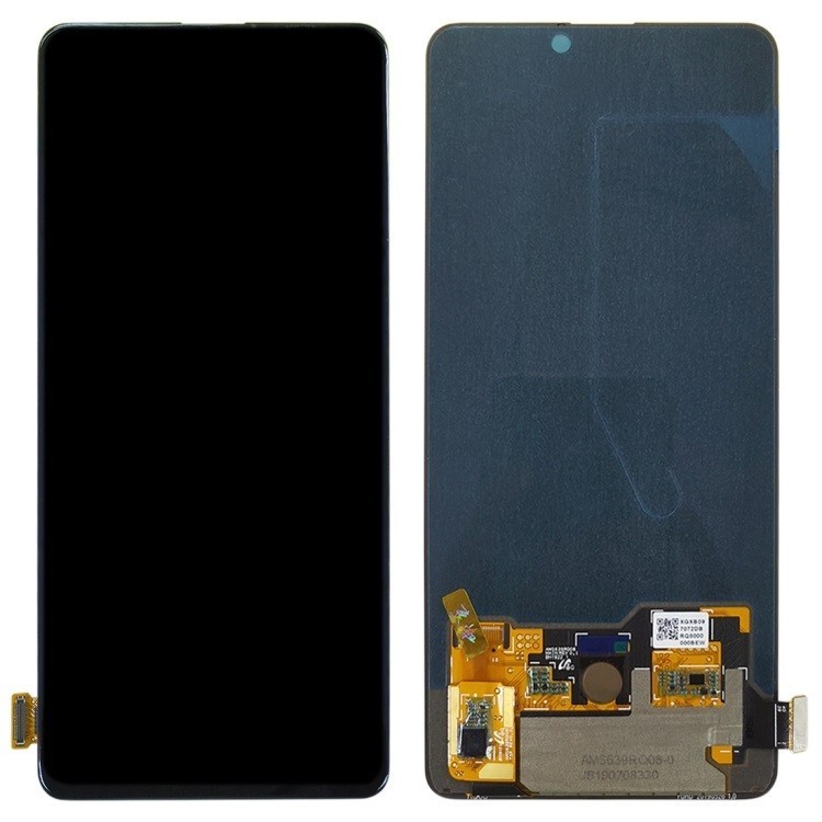 LCD screen Xiaomi Mi 9T/9T Pro/Redmi K20/K20 Pro/F10 ar touch screen Melns OLED