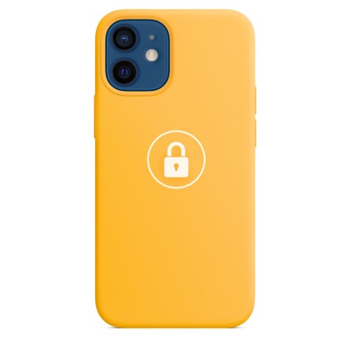 Phone Maciņš "Silicone Maciņš v2" priekš iPhone 12 (12 Pro) / Sunflower / in package