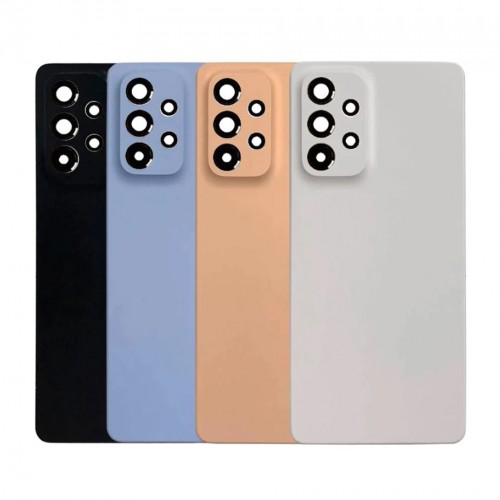 Aizmugurējais vāks saderīgs ar Samsung A536 A53 5G / melns / (ar kameras lēcu) OEM