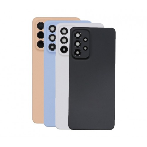 Aizmugurējais vāks saderīgs ar Samsung A336 A33 5G / persiku / (ar kameras lēcu) OEM