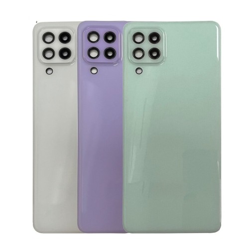 Aizmugurējais vāks saderīgs ar Samsung A226 A22 5G / pelēks / (ar kameras lēcu) HQ