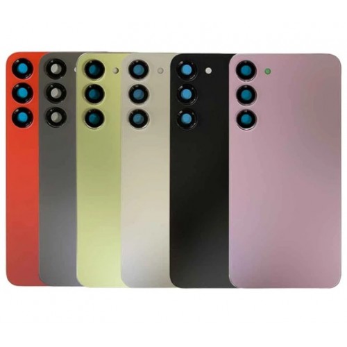 Aizmugurējais vāks saderīgs ar Samsung S916 S23 Plus / Phantom melns / (ar kameras lēcu) OEM