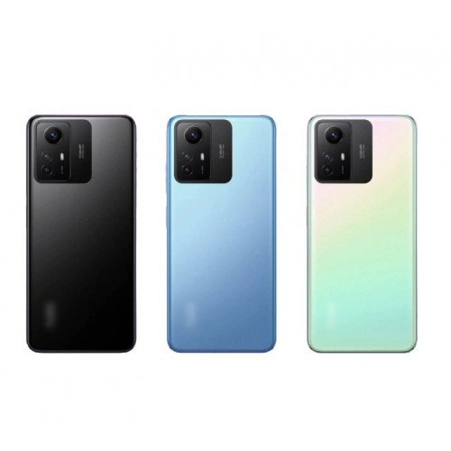Aizmugurējais vāciņš Saderīgs ar Xiaomi Redmi Note 12S / Ice Zils / (ar camera lens) HQ