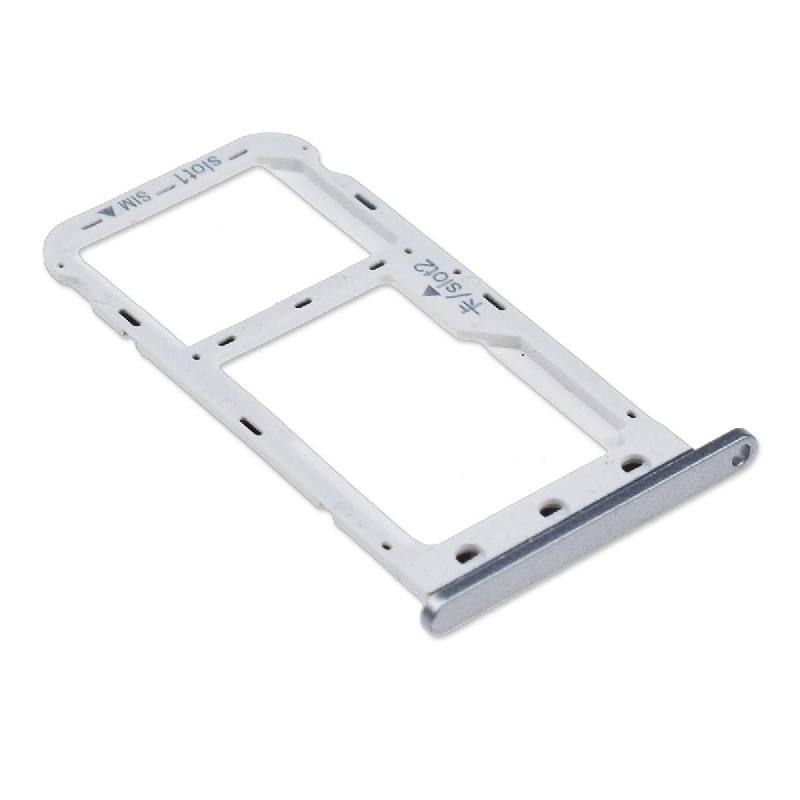 SIM card holder Huawei P9 Lite Mini/Y6 Pro 2017 sudrabs original (service pack)
