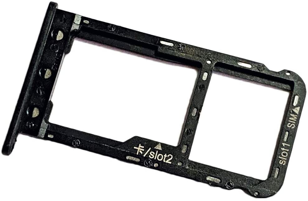 SIM card holder Huawei P9 Lite Mini/Y6 Pro 2017 melns original (service pack)