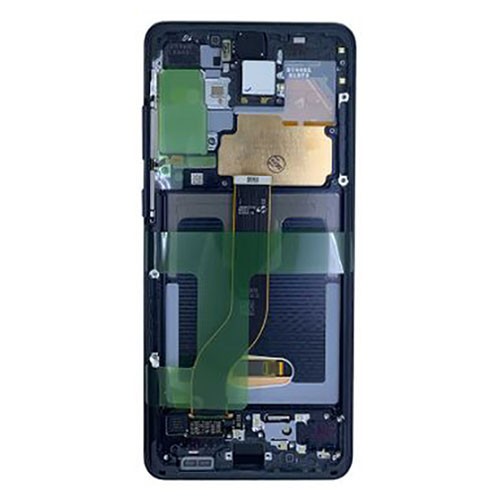 LCD screen Samsung G985F/G986F S20 Plus ar touch screen un frame Cosmic Melns original (service pack)