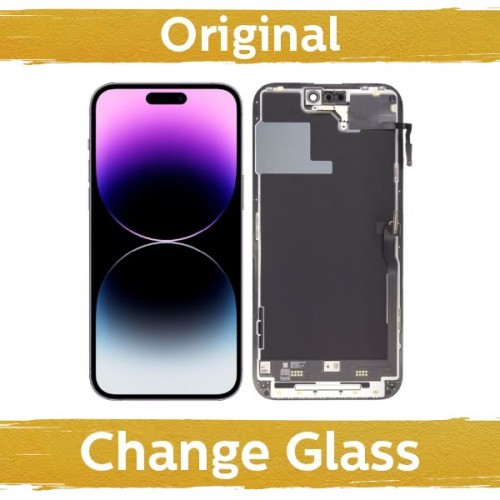 LCD displejs saderīgs ar iPhone 14 Pro Max melns (Atjaunots: China)