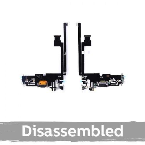 Uzlādes ports saderīgs ar iPhone 12 Pro Max ar Flex / sudrabs / (100% oriģināls / Lietots)