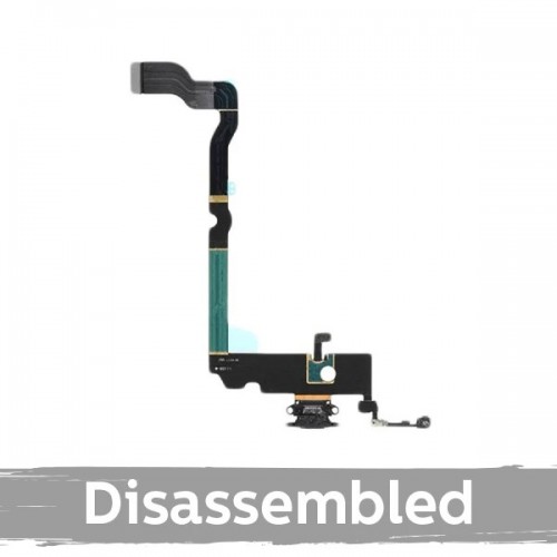 Uzlādes ports saderīgs ar iPhone Xs Max ar Flex / balts / (100% oriģināls / Lietots)