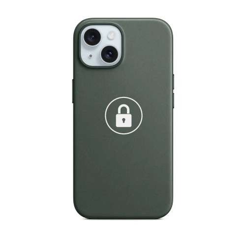 Telefona maciņš "FineWoven" priekš iPhone 15 / Evergreen / iepakojumā