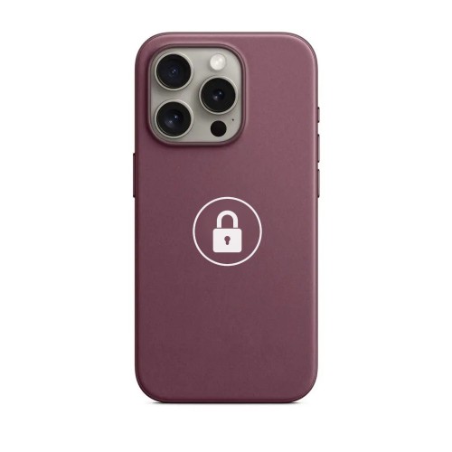 Telefona maciņš "FineWoven" priekš iPhone 15 Pro / Mulberry / iepakojumā