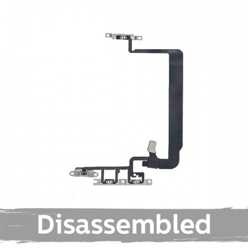 Elastīgais kabelis saderīgs ar iPhone 13 Pro Max ieslēgšanas / izslēgšanas un skaļuma Flex (100% oriģināls / Lietots)