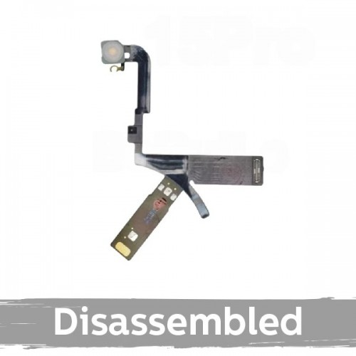 Elastīgais kabelis saderīgs ar iPhone 15 Pro lukturīša un mikrofona flex (100% oriģināls / izjaukts)