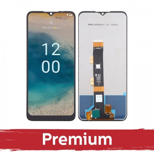 LCD displejs saderīgs ar Nokia G22 melns OEM