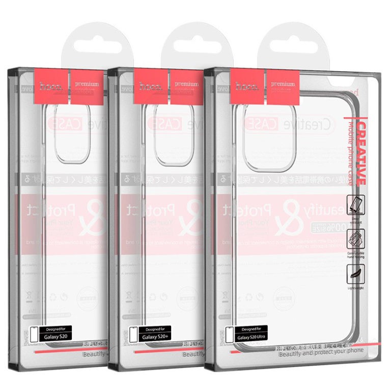 Maciņš Hoco Light Series TPU Samsung G988 S20 Ultra caurspīdīgs