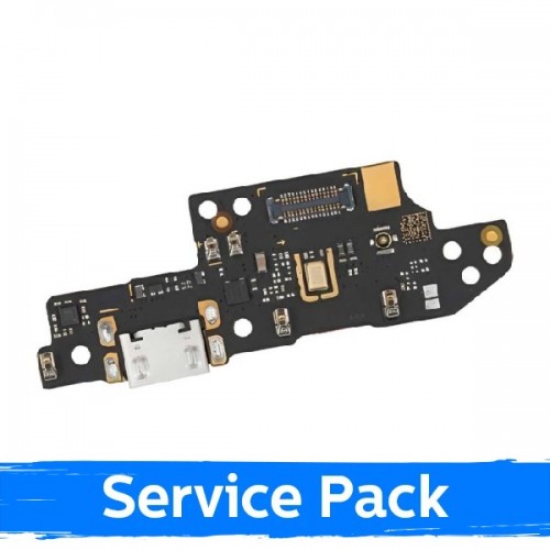 Uzlādes ports saderīgs ar Xiaomi Redmi 10A ar elastīgo kabeli / Plata (Service Pack)