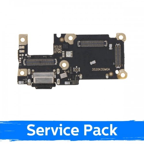Uzlādes ports saderīgs ar Xiaomi Mi 11T / 11T Pro ar elastīgo kabeli / Plata (Service Pack)