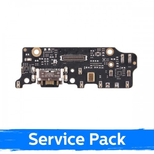 Uzlādes ports saderīgs ar Xiaomi Mi A2 ar elastīgais kabelis / Plata (Service Pack)