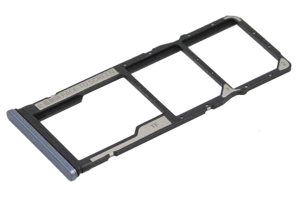 SIM card holder Xiaomi Redmi Note 9S/9 Pro Interstellar Pelēks ORG
