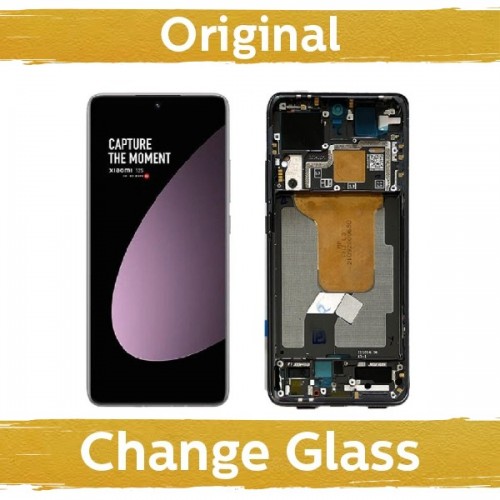 LCD displejs saderīgs ar Xiaomi 12 (12S / 12X) ar rāmi / pelēks / (Renewed: China)