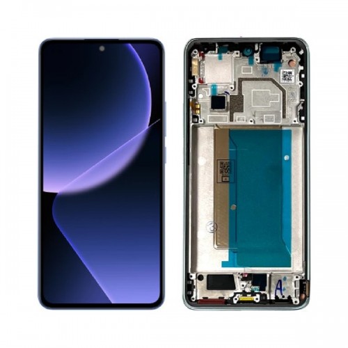 LCD displejs saderīgs ar Xiaomi 13T (13T Pro) ar rāmi / melns / HQ