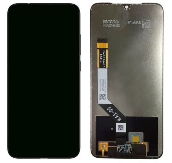 LCD screen Xiaomi Redmi Note 7 ar touch screen Melns original (service pack)