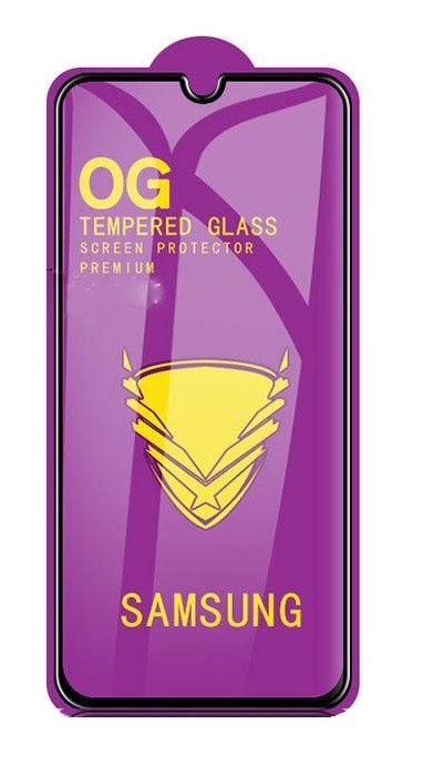 Screen protection glass "11D Full Glue" Samsung A115 A11/M115 M11 melns bulk