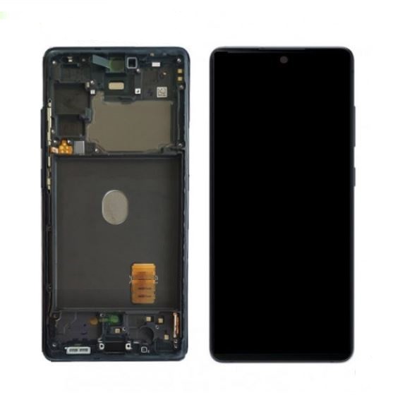 LCD screen Samsung G780/G781 S20 FE ar touch screen un frame Cloud Navy original (service pack)