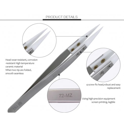 Pincete "Best" BST-72-MZ