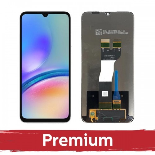 LCD displejs saderīgs ar Samsung A057 A05s melns OEM