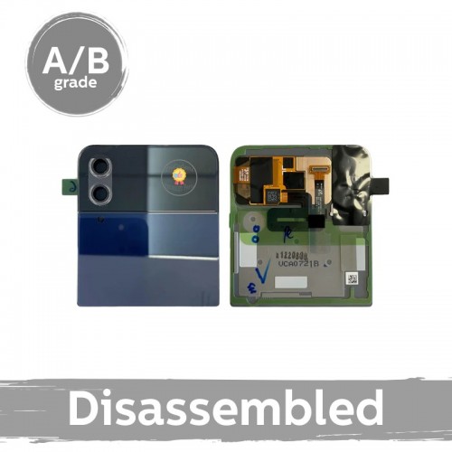 LCD displejs saderīgs ar Samsung F721 Z Flip4 (ārējais) ar rāmi / Bora Purple / (9/10 lietots)