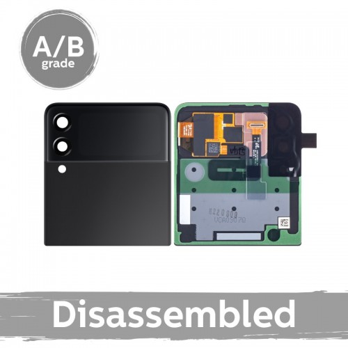 LCD displejs saderīgs ar Samsung F711 Z Flip3 (ārējais) ar rāmi / Cream / (9/10 lietots)