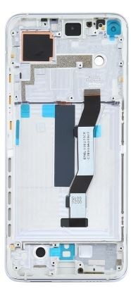 LCD screen Xiaomi Mi 10T/Mi 10T Pro ar touch screen ar frame Sudrabs original (service pack)